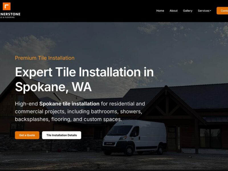 Website we built for Cornerstone